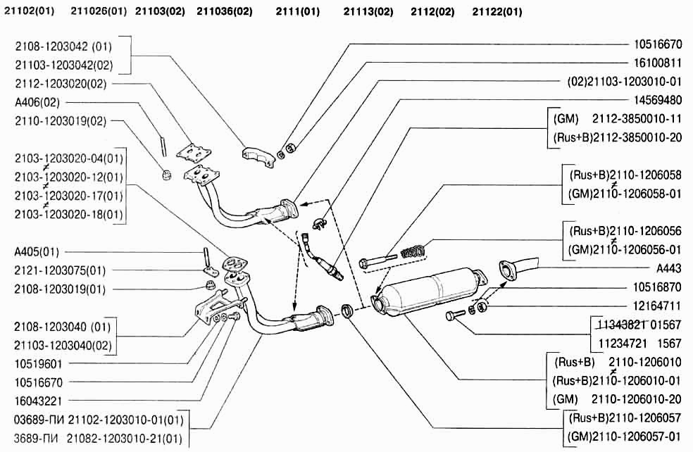 Трубы выхлопные