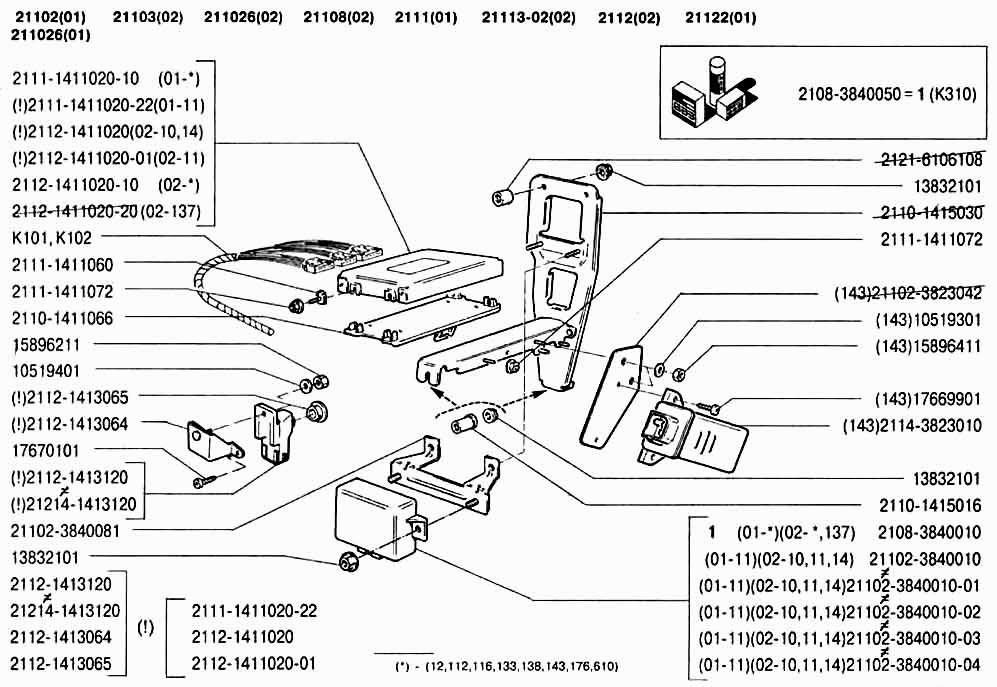 Блоки электронные (GM)