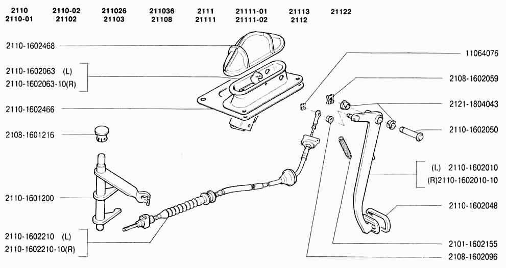 Привод сцепления