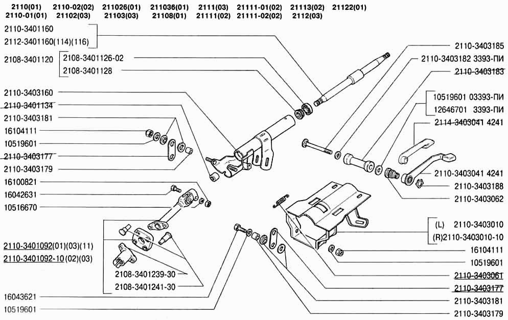 Вал рулевого управления