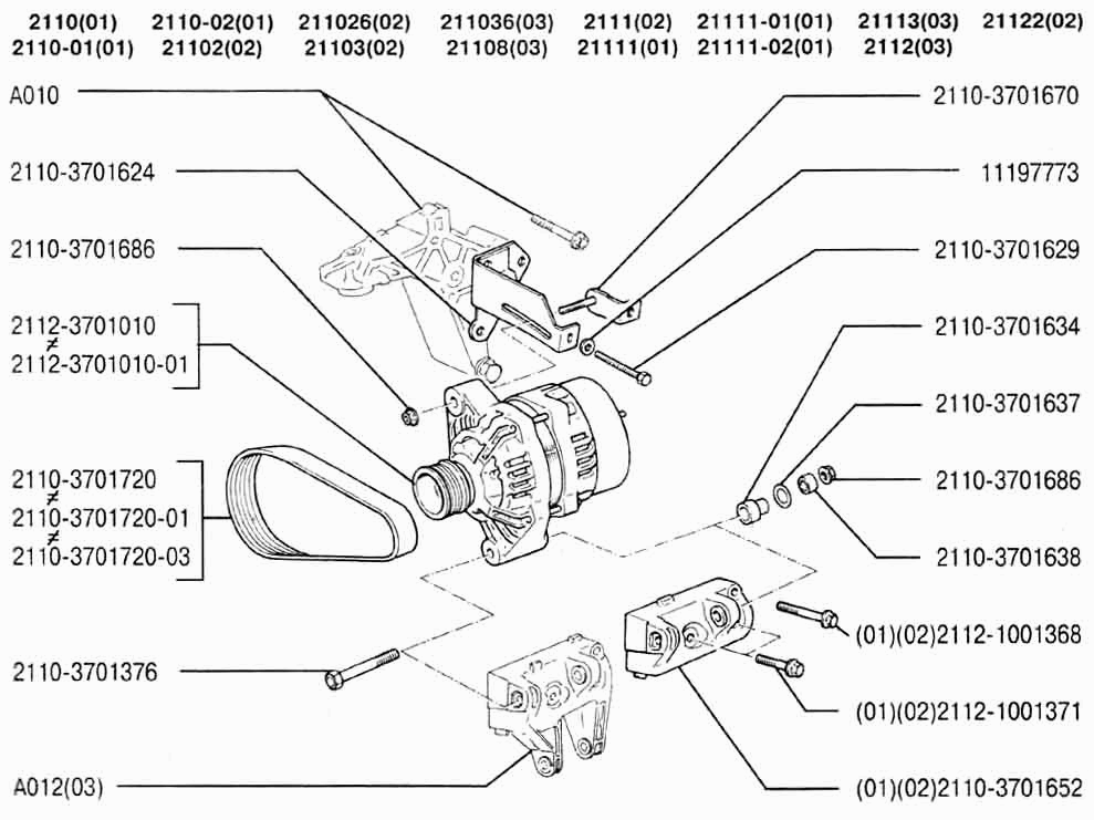 Генератор с арматурой