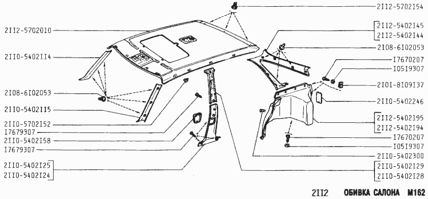 Обивка салона