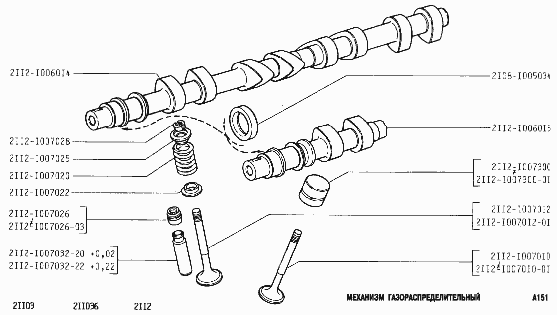 Механизм газораспределительный