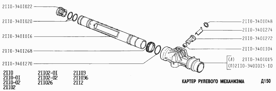 Картер рулевого механизма