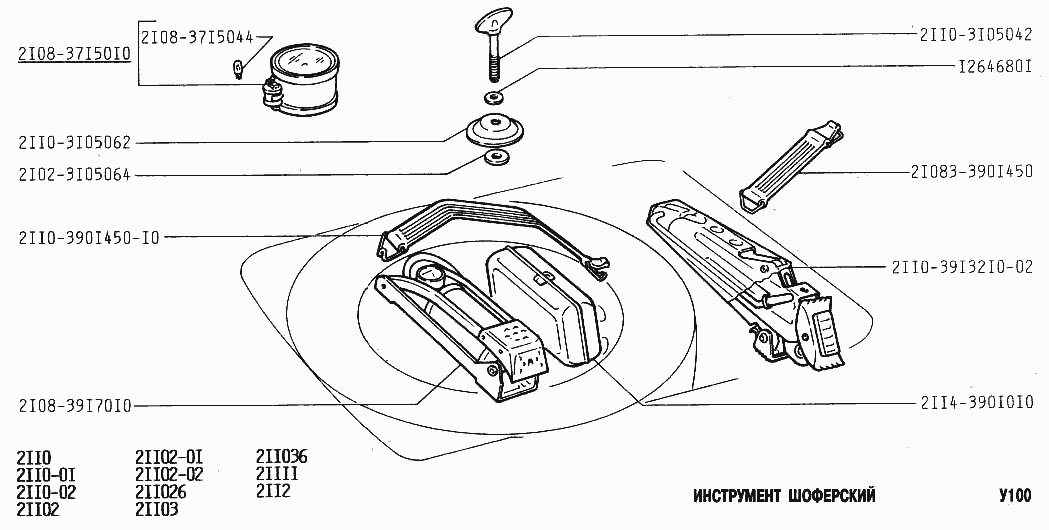 Инструмент шоферский