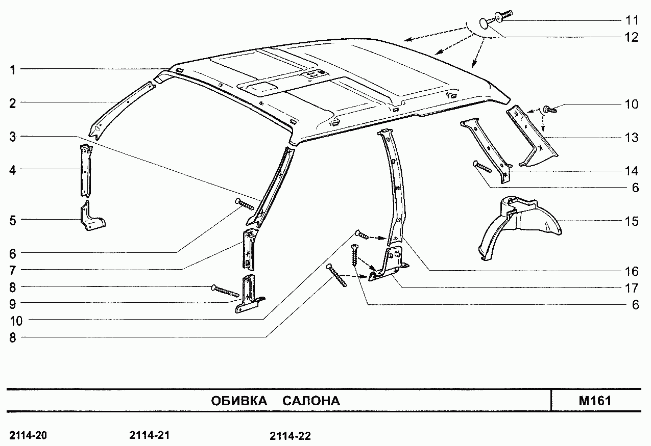 Обивка салона