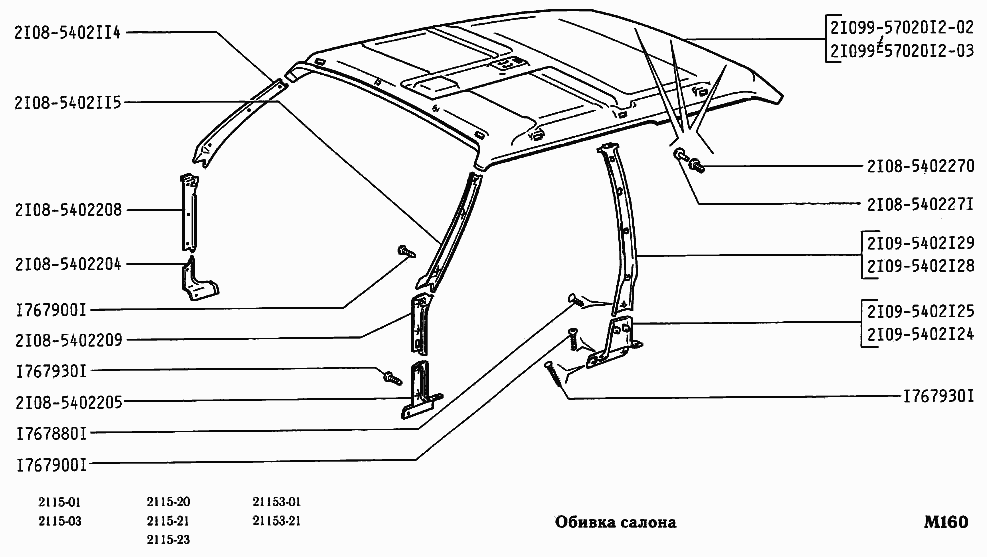 Обивка салона