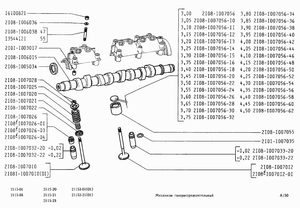 Механизм газораспределительный