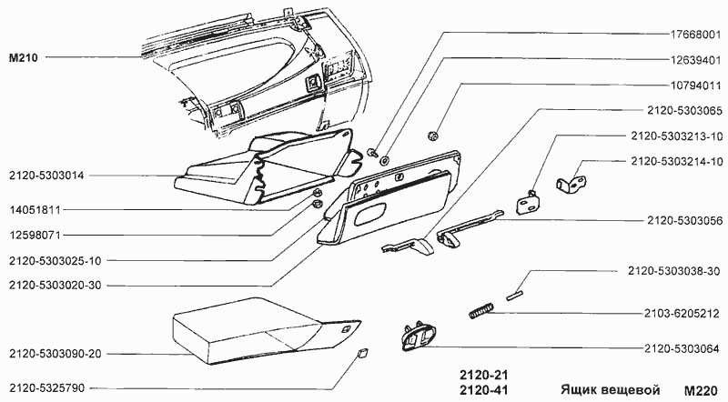 Ящик вещевой