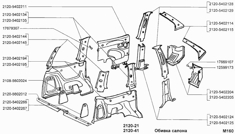 Обивка салона