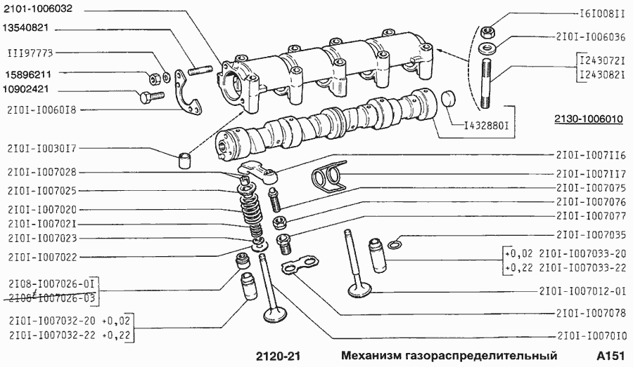 Механизм газораспределительный