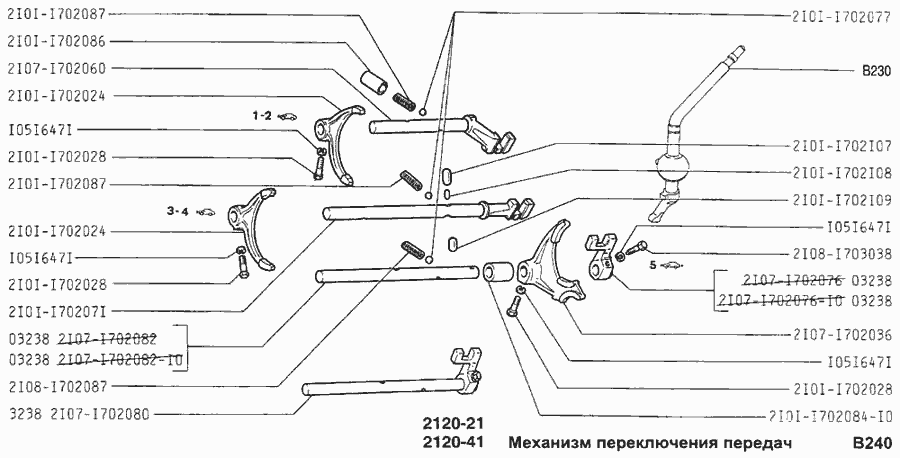 Механизм переключения передач