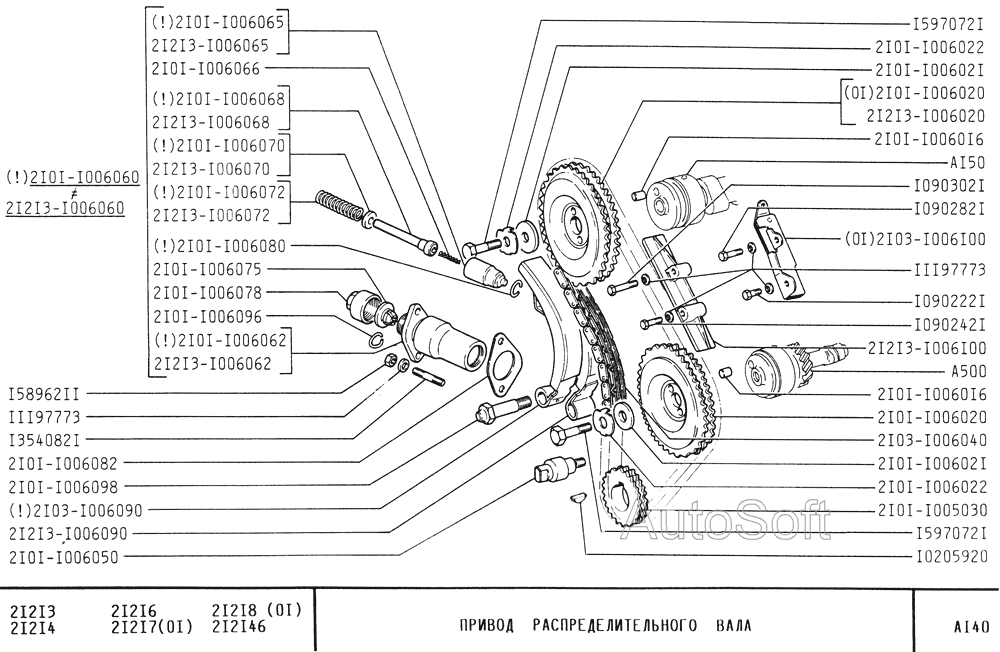 Привод распределительного вала