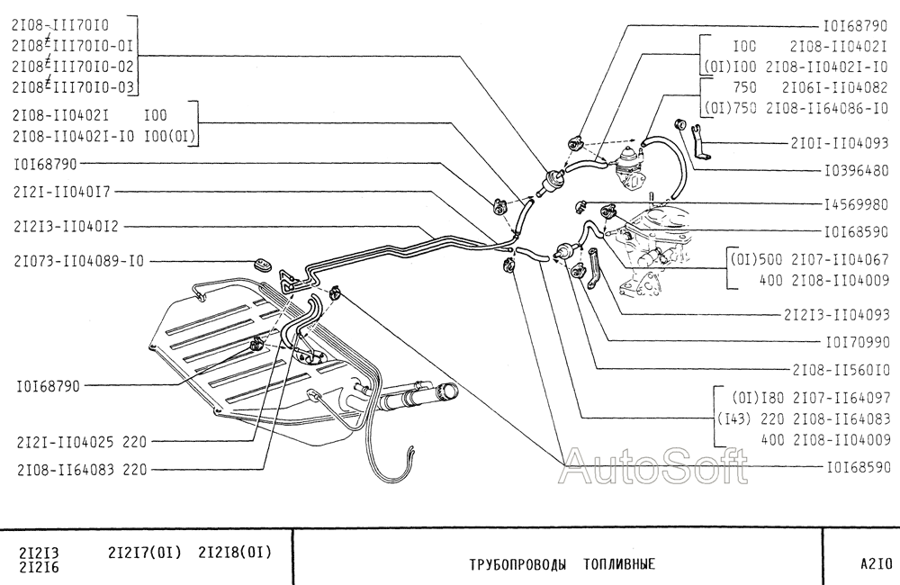 Трубопроводы топливные