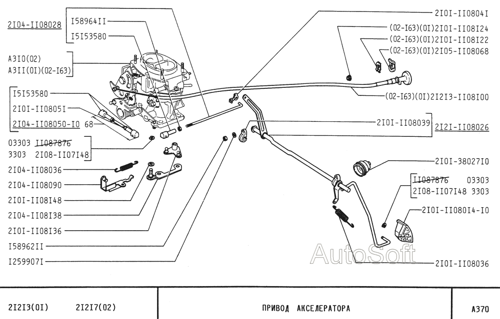 Привод акселератора