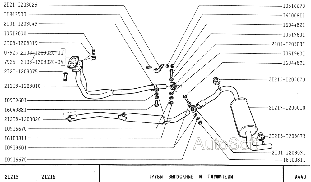 Трубы выпускные и глушители