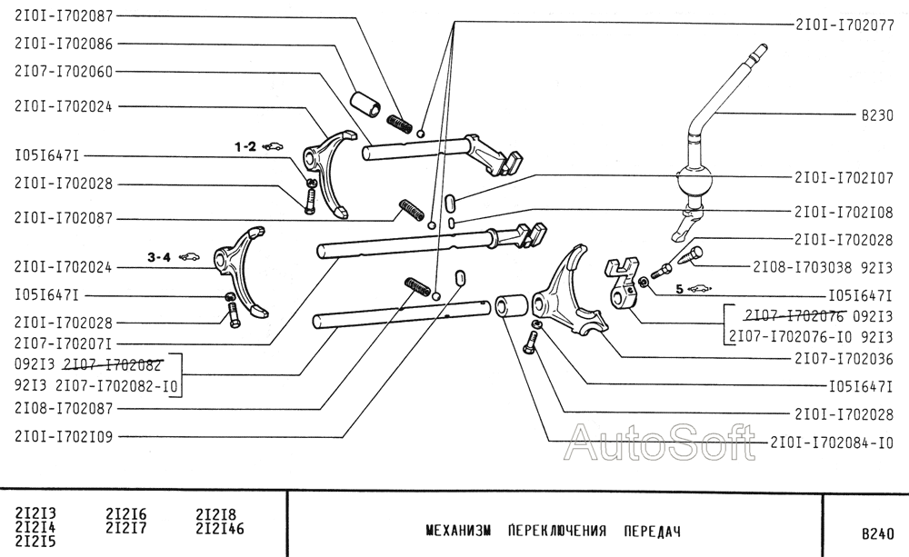 Механизм переключения передач