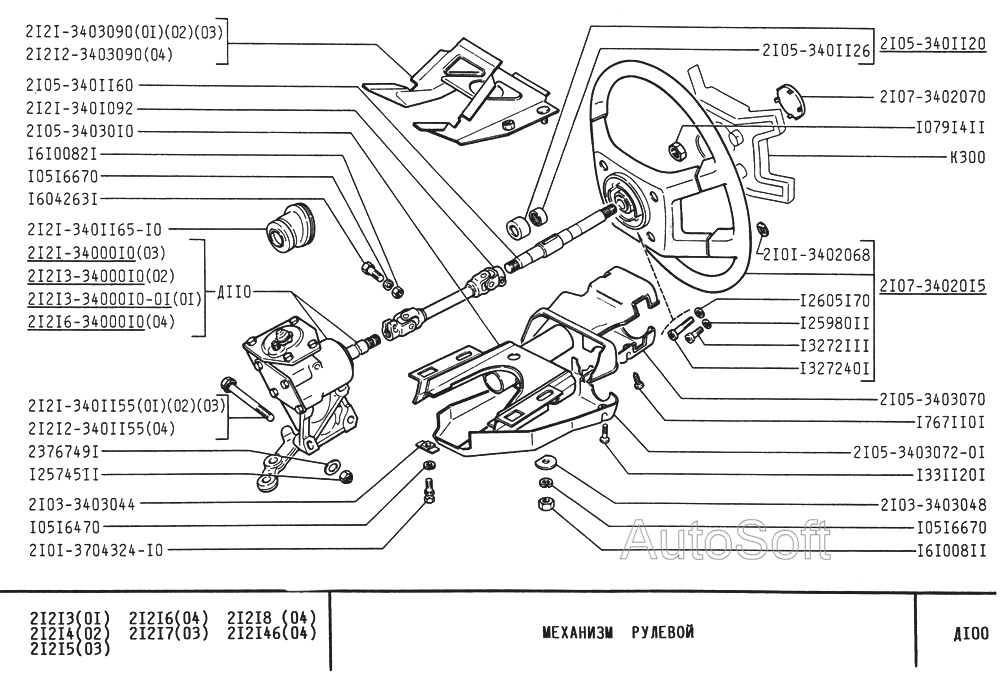 Механизм рулевой