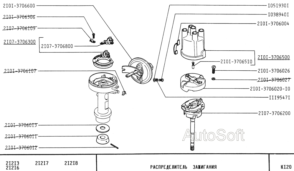 Распределитель зажигания
