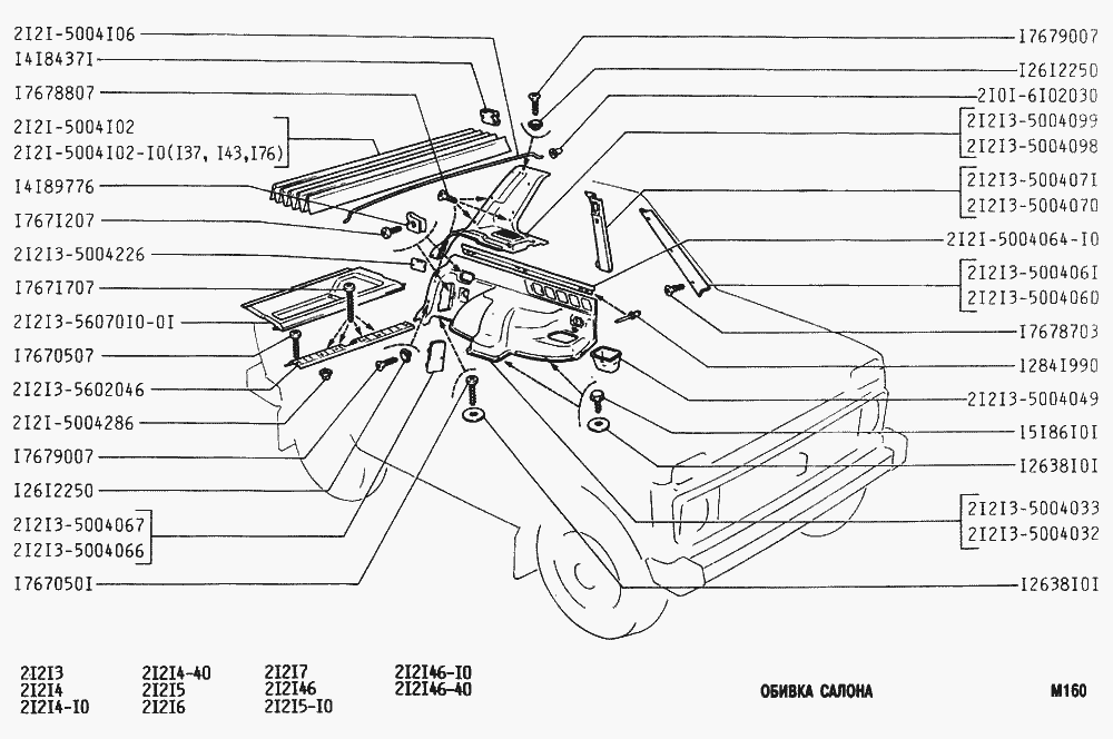 Обивка салона