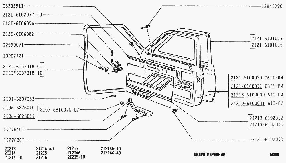 Двери передние