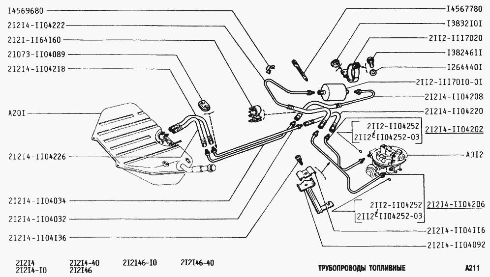 Трубопроводы топливные