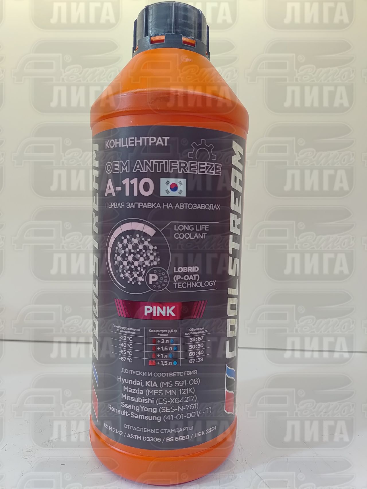Антифриз CoolStream A-110, 1.5 кг. (концентрат) CS-010514-C-PN