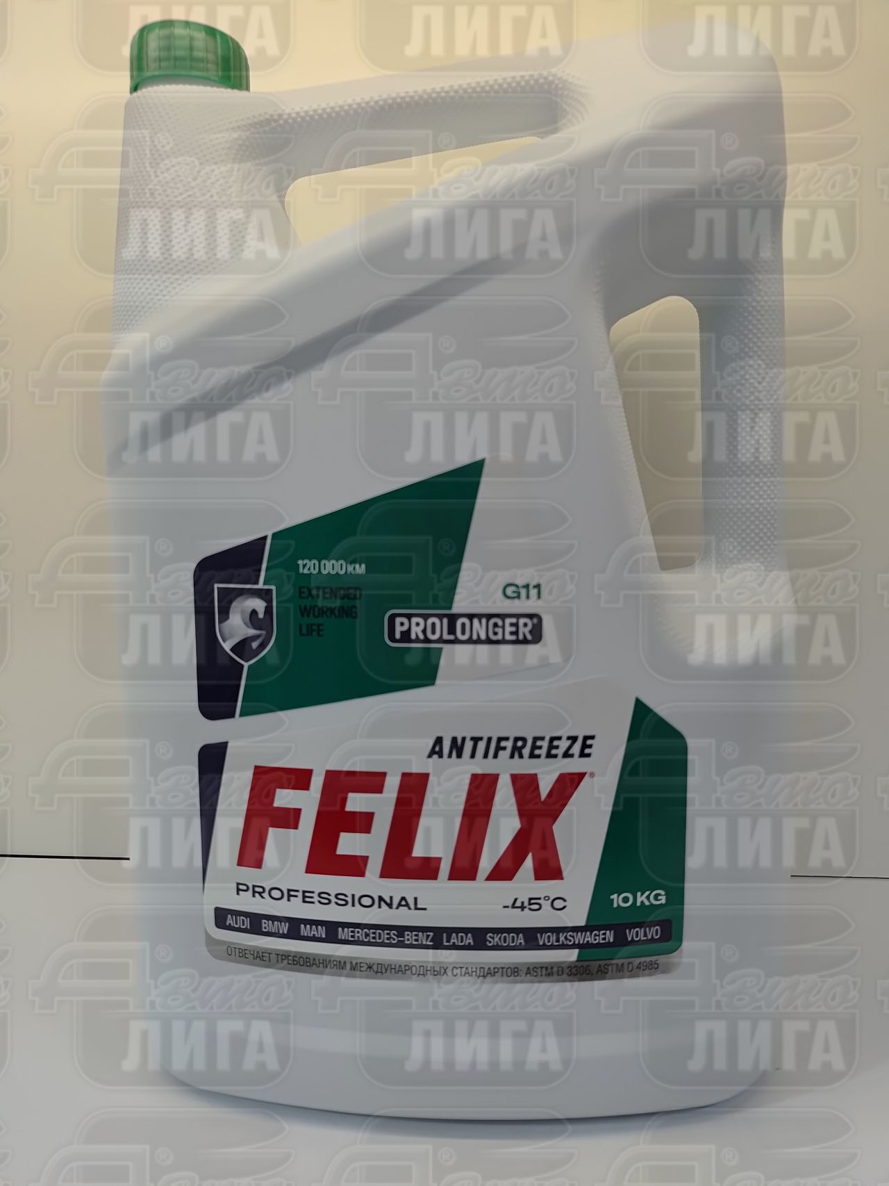 Антифриз FELIX Prolonger Green G11, 10 кг. 430206021