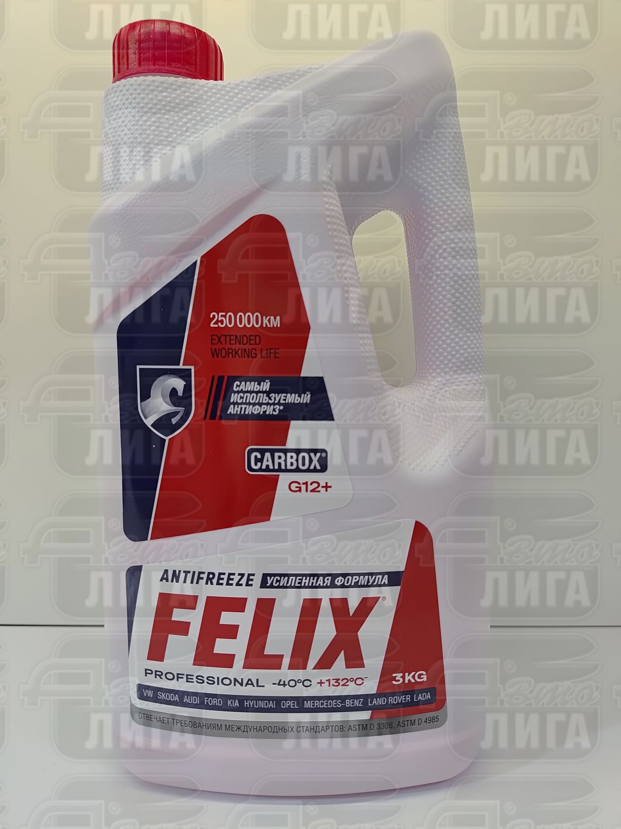Антифриз FELIX Carbox Red G12, 3 кг. 430206326