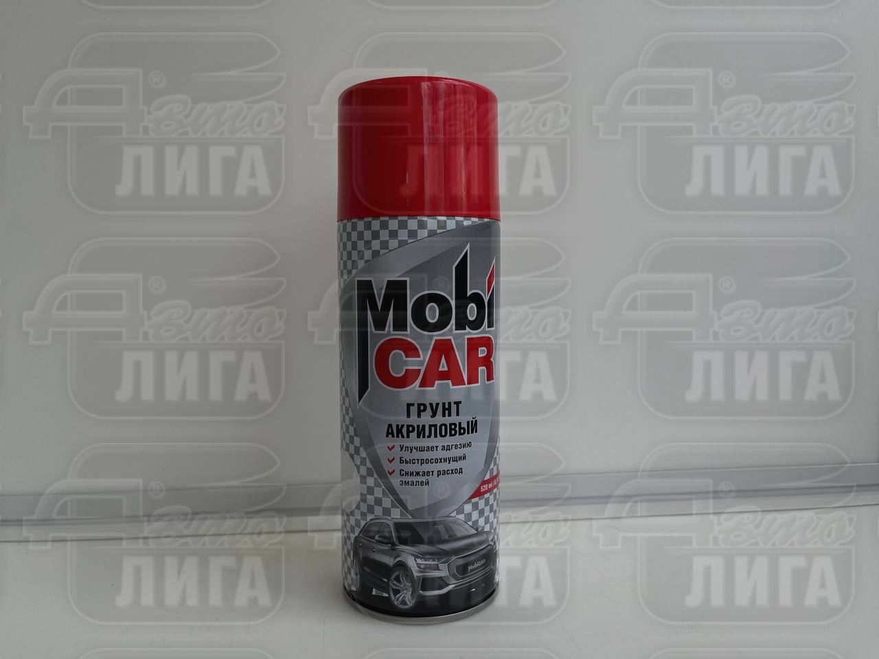 Аэрозольный грунт акриловый MobiCAR цвет белый 0504-24 520 мл