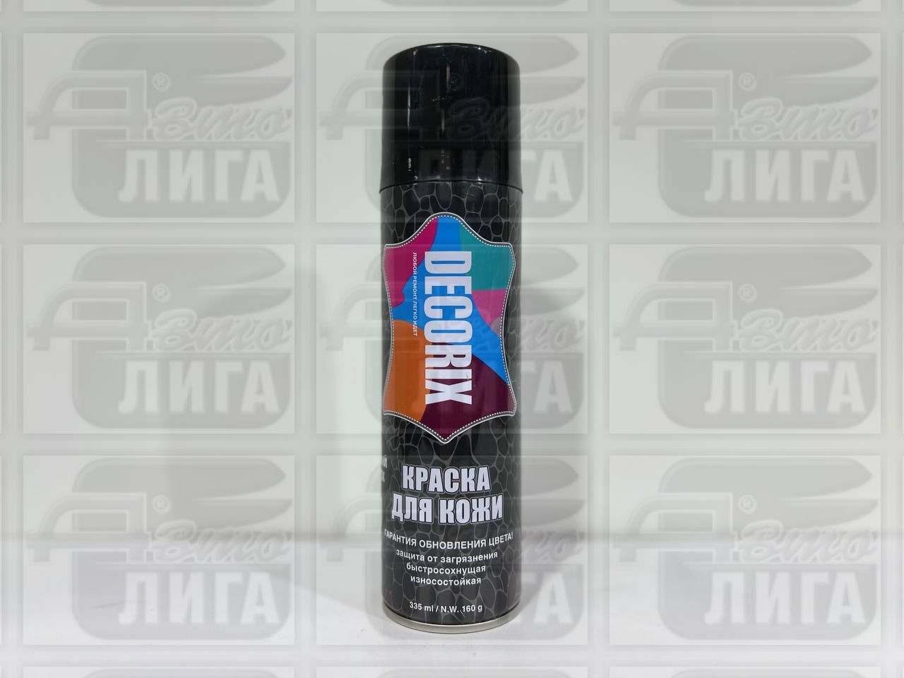 Краска для кожи Decorix черная 335мл