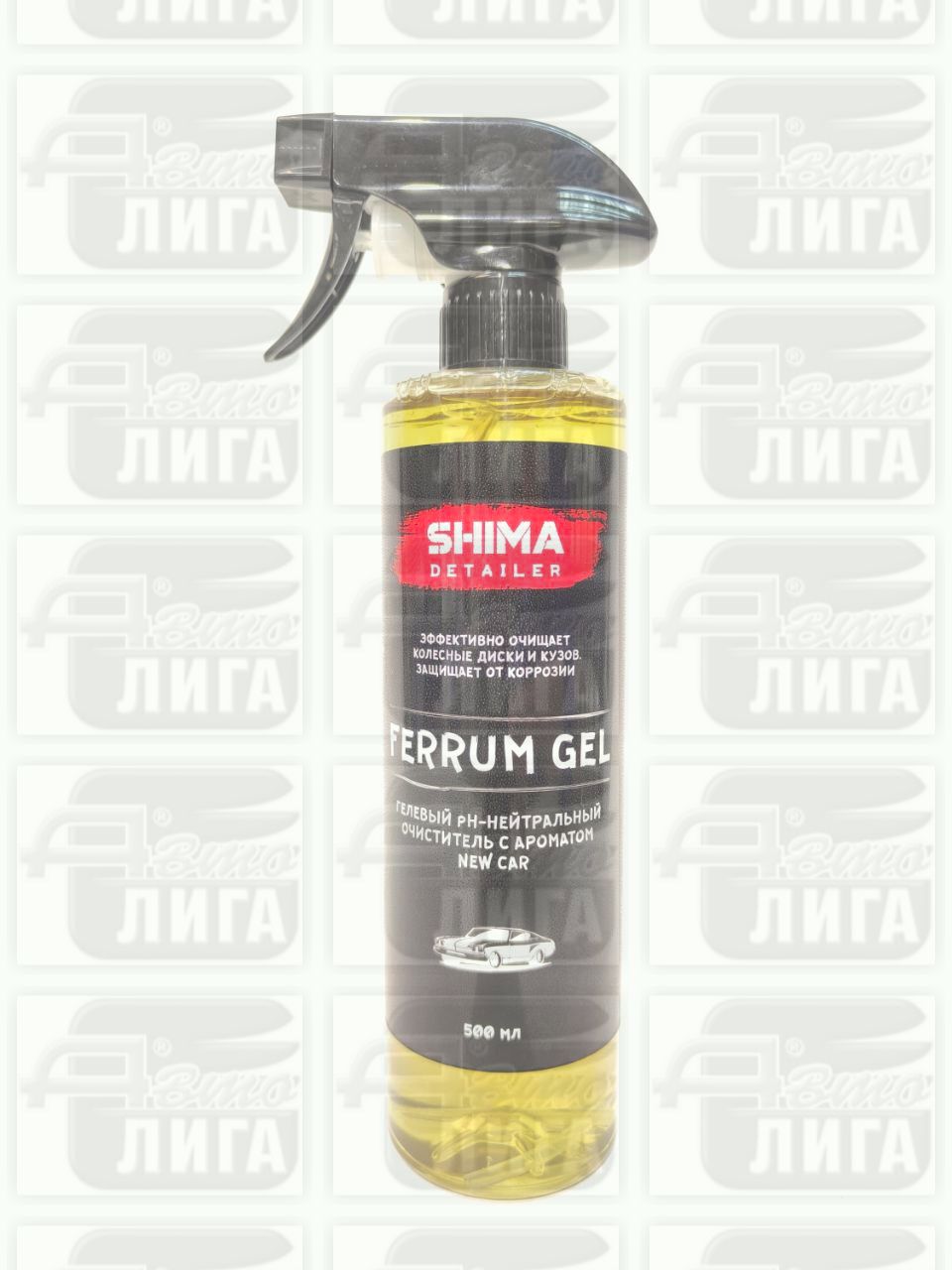 Очиститель дисков и кузова SHIMA DETAILER FERRUM GEL NEW CAR 500 мл