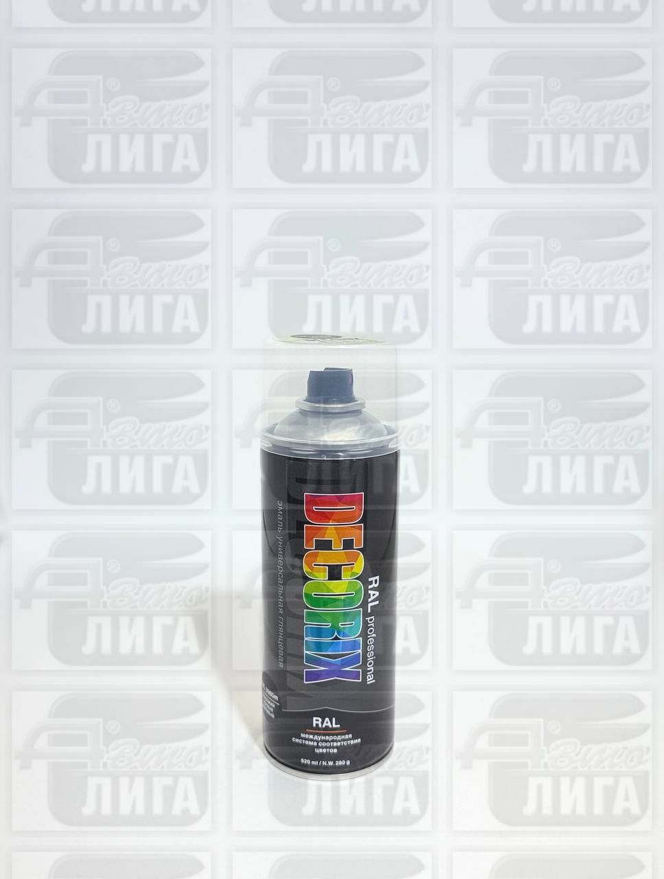 спрей DECORIX RAL 0138-9005DX черный глянцевый 520мл