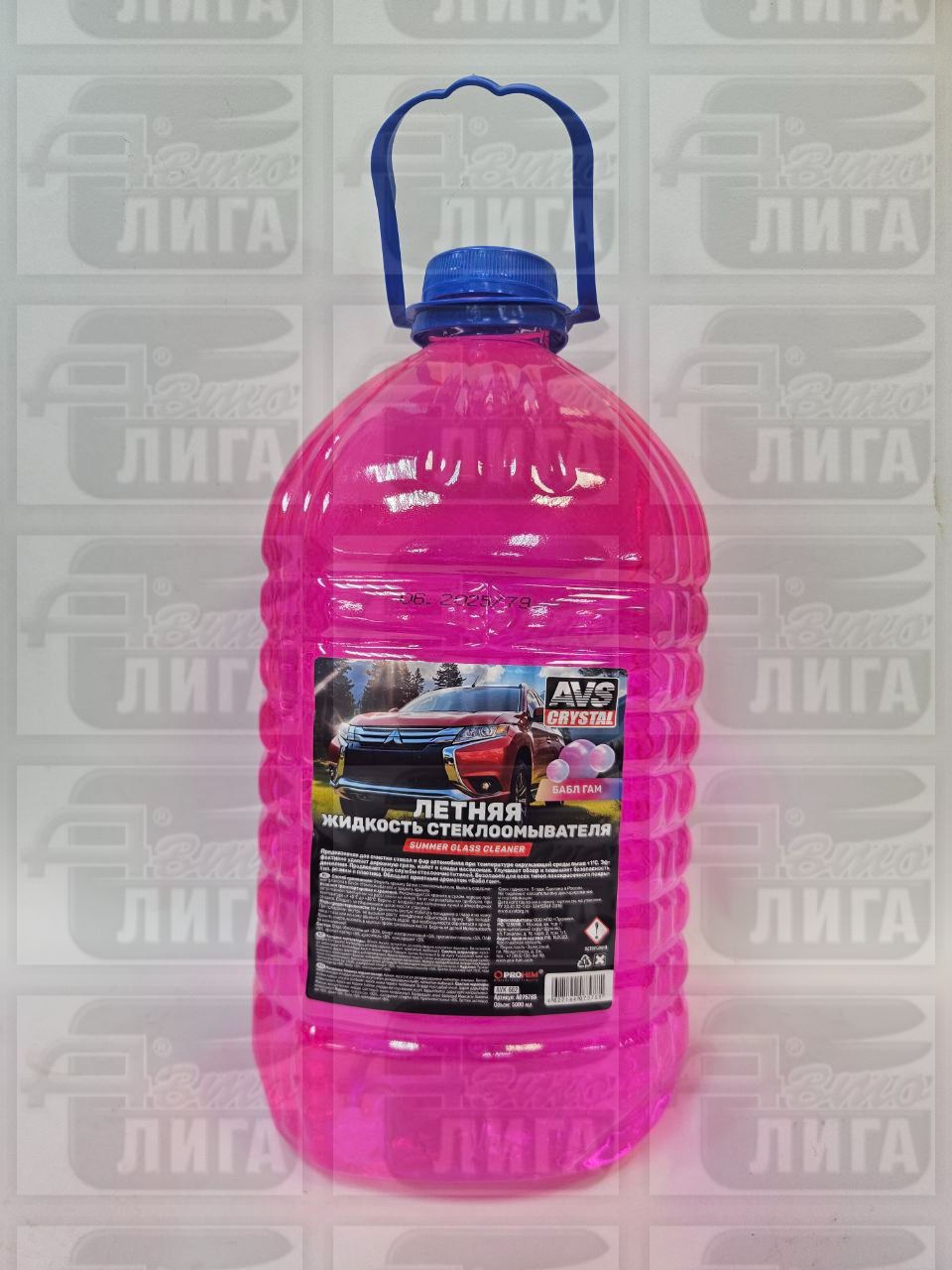 Жидкость стеклоомывателя лето AVS BubbleGum 5 л AVK-662 A07578S