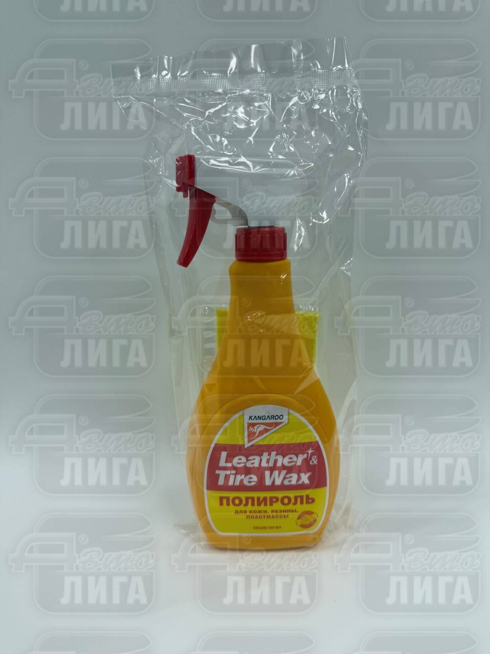 Полироль универсальный KANGAROO Leather & Tire Wax , 500мл