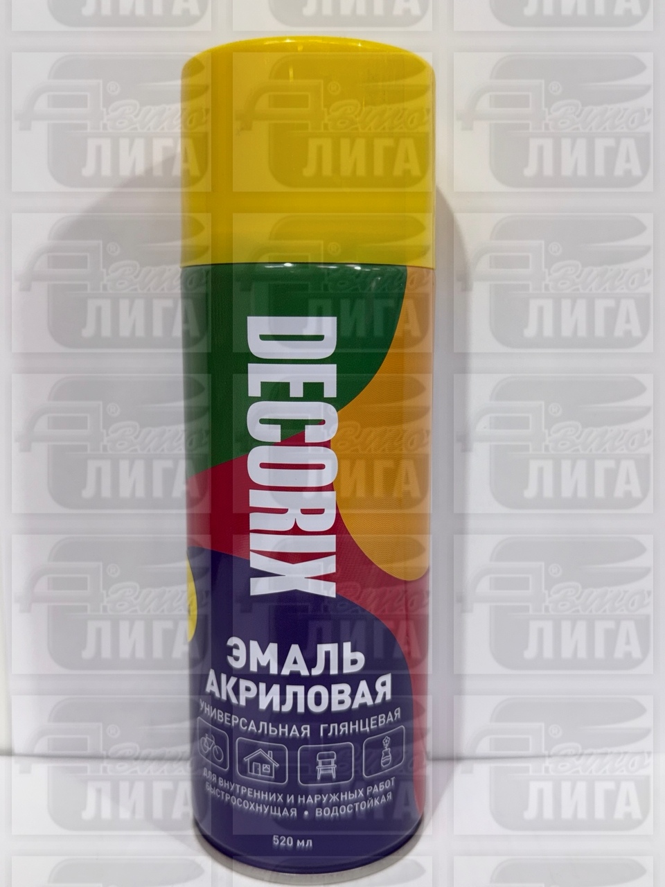 спрей DECORIX 0101-07DX желтый 520мл
