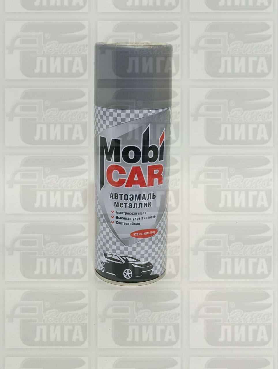 спрей MobiCar цвет буран Буран/металлик 520мл