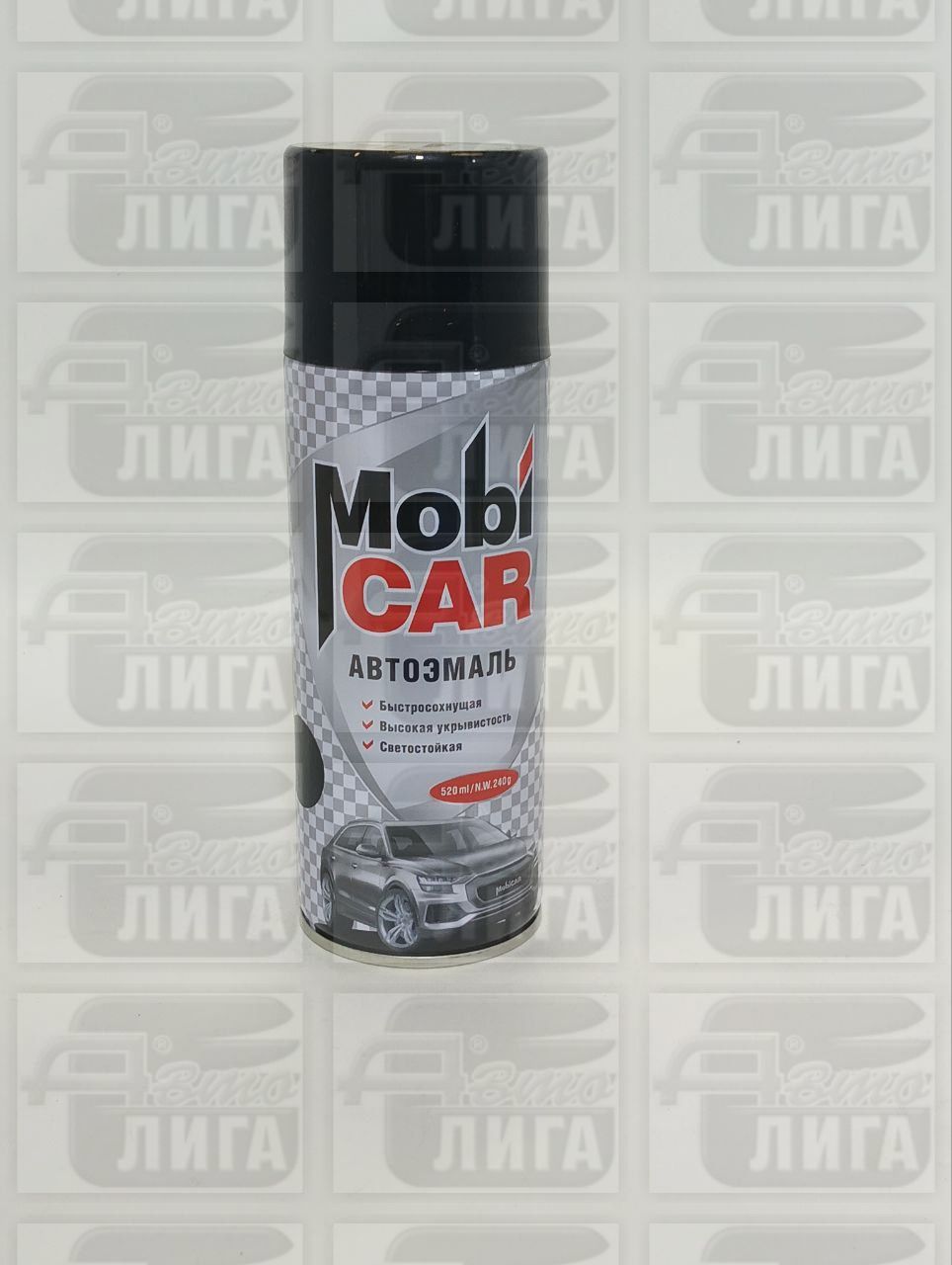 спрей MobiCar цвет 601 Черная 520мл