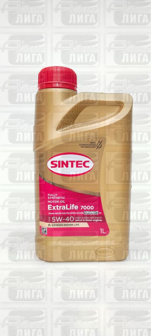 Масло моторное Sintec Extralife 7000 5W-40 1л