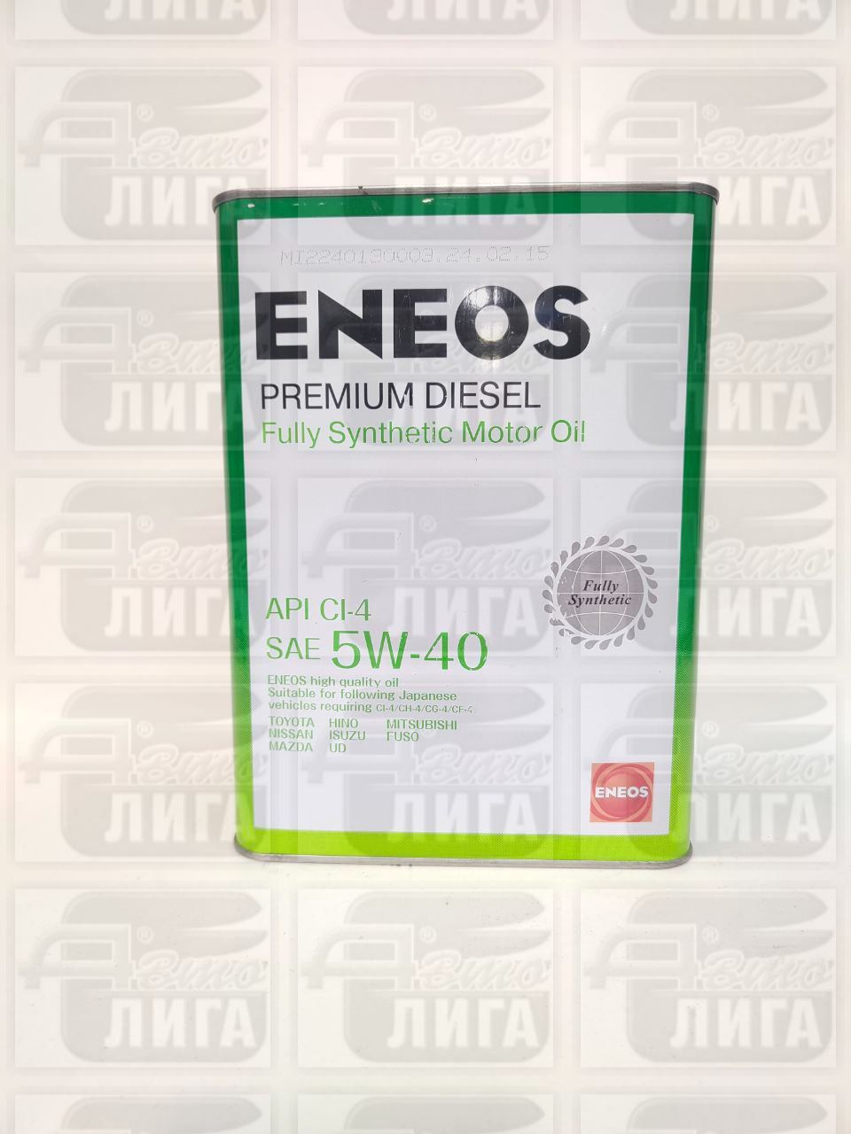 Масло моторное Eneos Premium Diesel CI-4 5W-40 4л 8809478943077