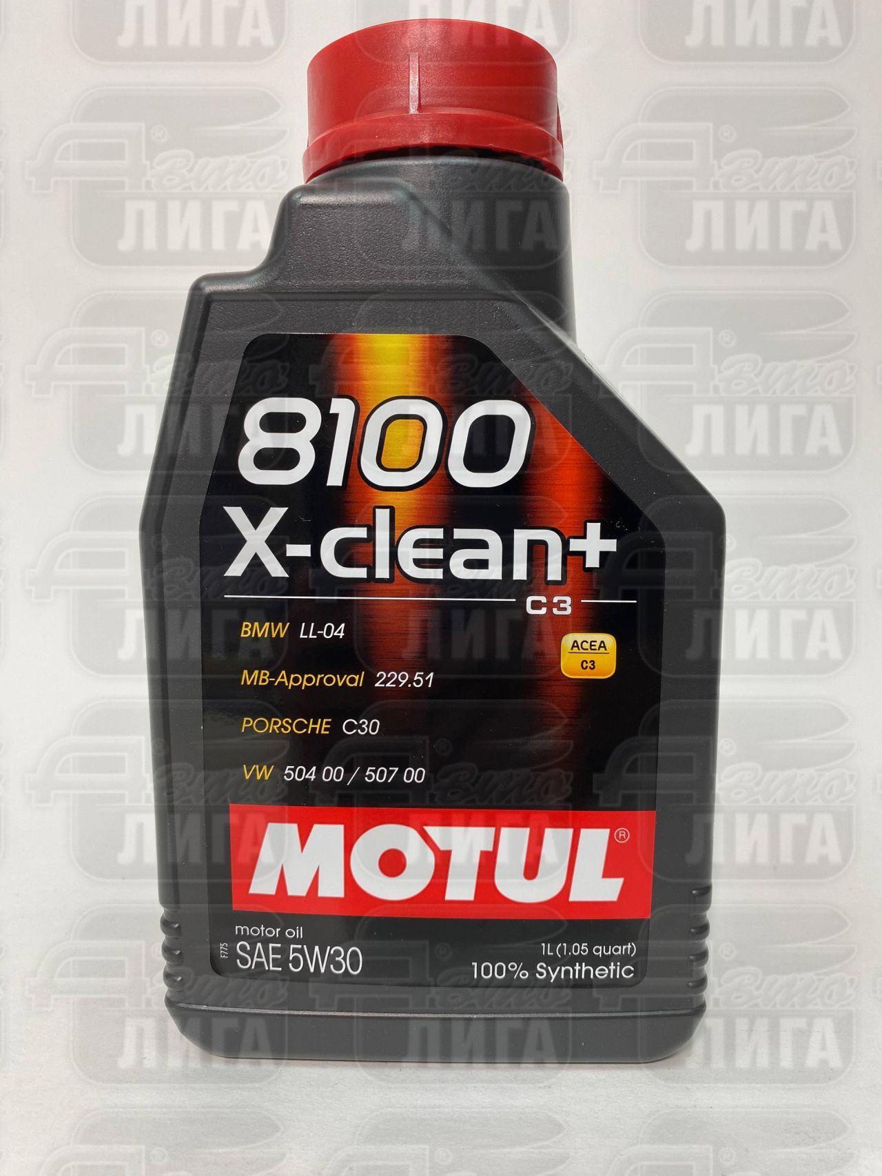 Масло моторное Motul 8100 X-clean+ 5W-30 1л 106376