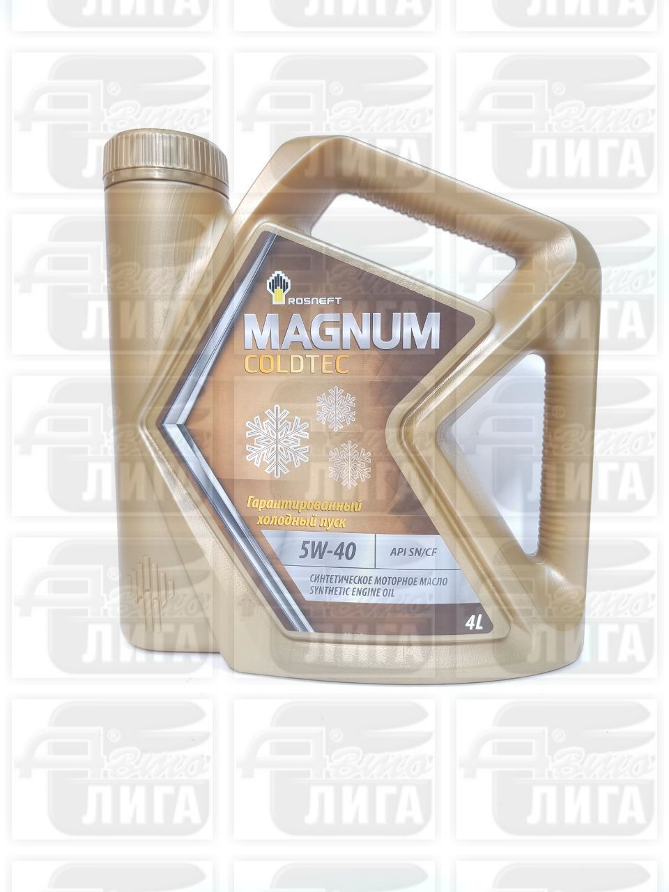 Масло моторное Rosneft Magnum Coldtec 5W-40 4л 40813842