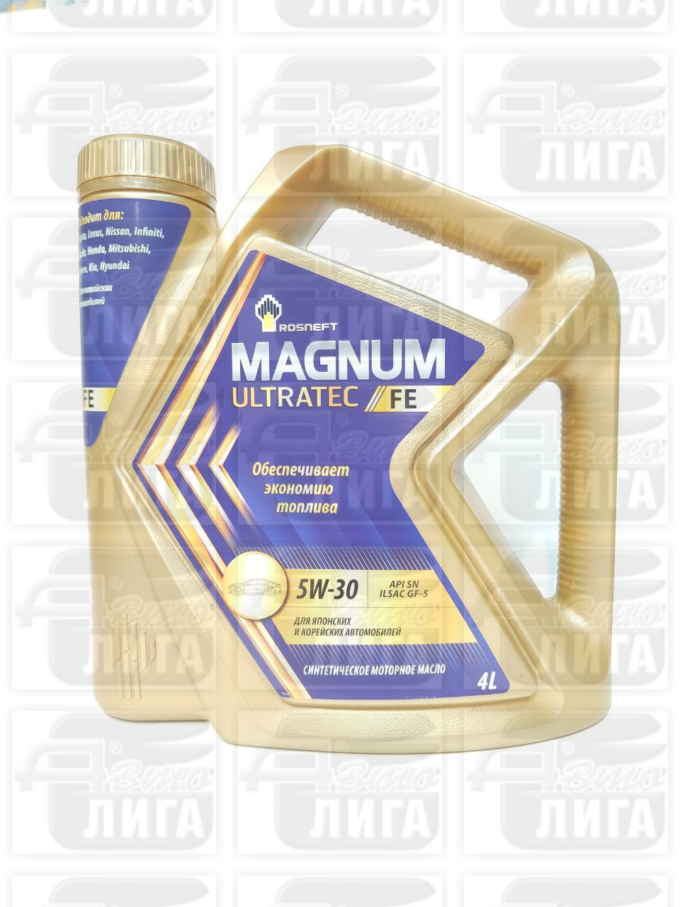 Масло моторное Rosneft Magnum Ultratec FE 5W-30 4л 40816342
