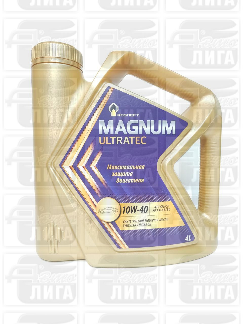 Масло моторное Rosneft Magnum Ultratec 10W-40 4л 40814942