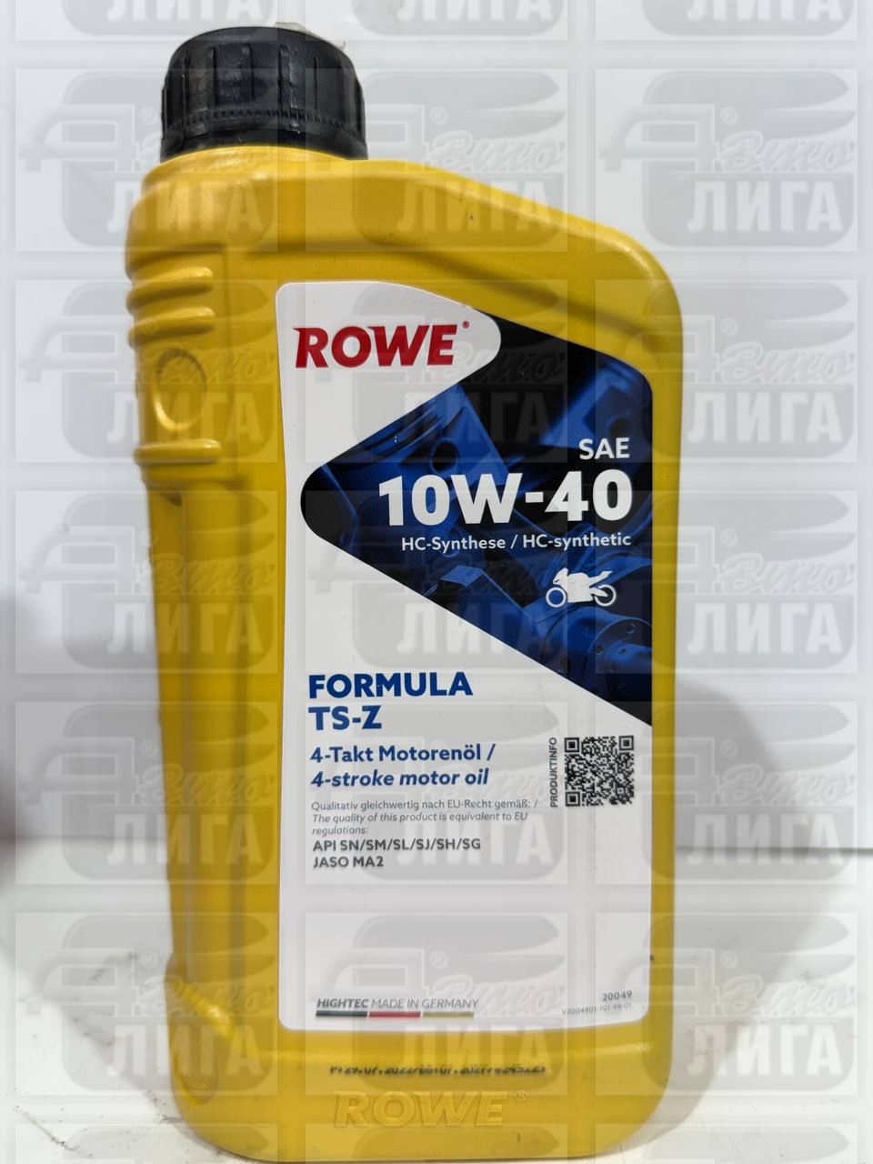Масло моторное Rowe Hightec Formula TS-Z 10W-40 1л.