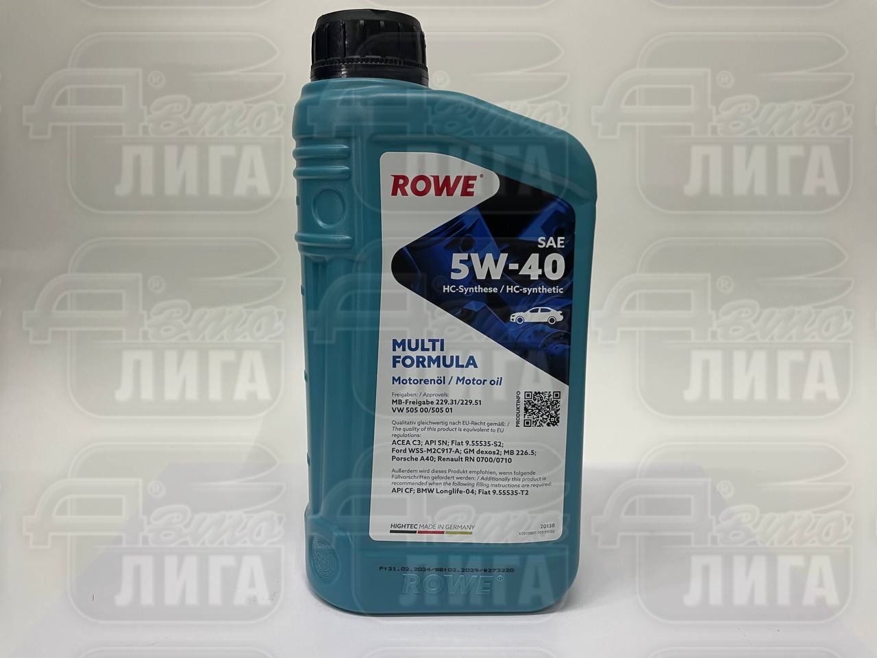 Масло моторное Rowe Hightec Multi Formula 5W-40 1л