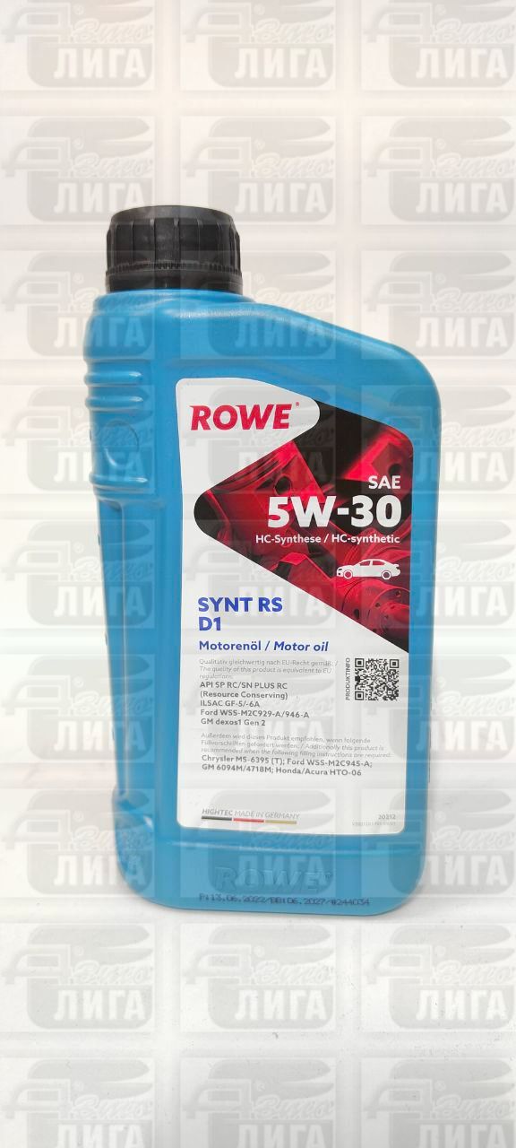 Масло моторное Rowe Hightec Synt RS D1 5W-30 1л.