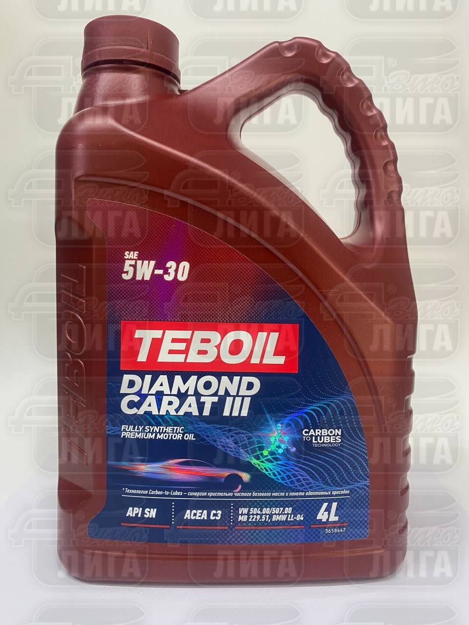 Масло моторное Teboil Diamond Carat III 5W-30, 4 л