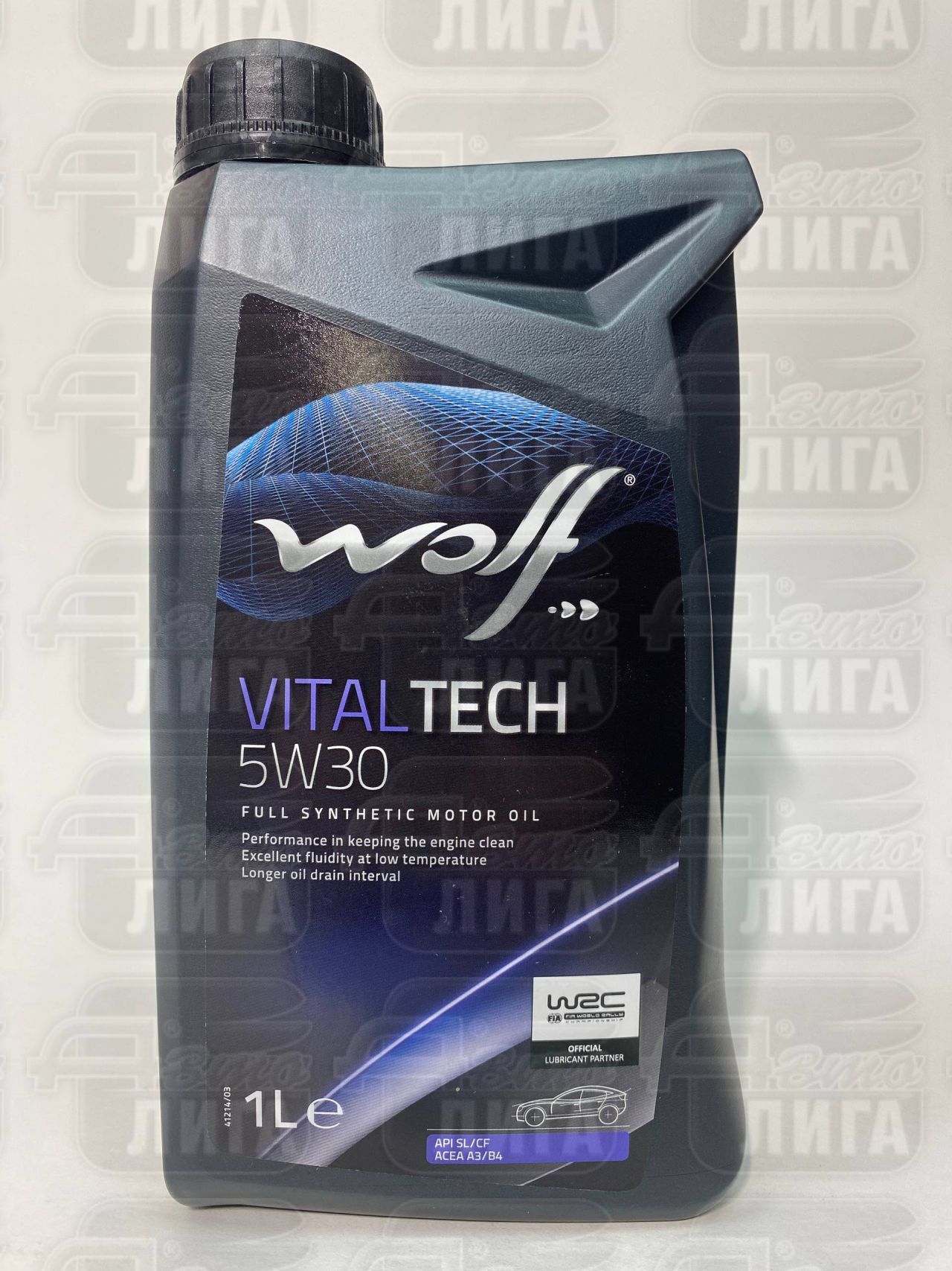 Масло моторное Wolf Vitaltech A3/B4 5W-30 1л 8309809