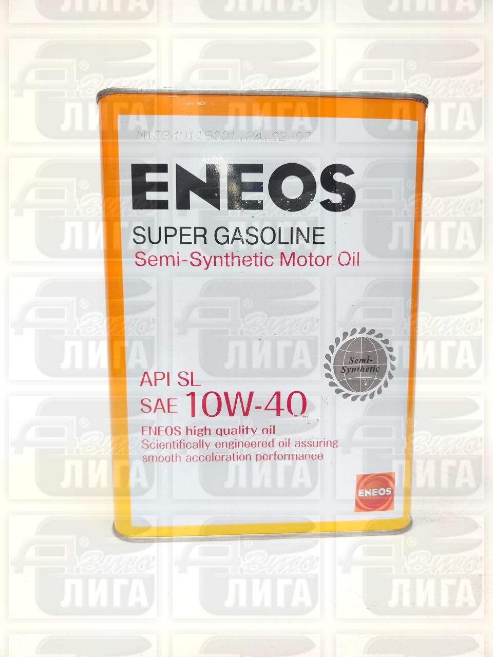 Масло моторное Eneos Super Gasoline SL 10W-40 4л. oil1357